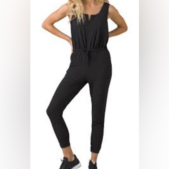Prana Railay Jumpsuit Black size medium - Picture 1 of 11